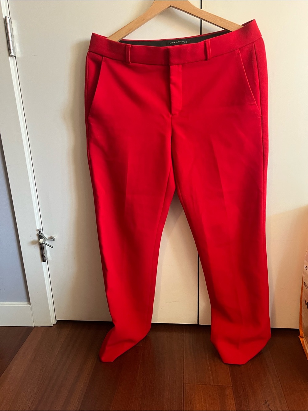 Banana Republic Bright Red Ladies Dress Pants